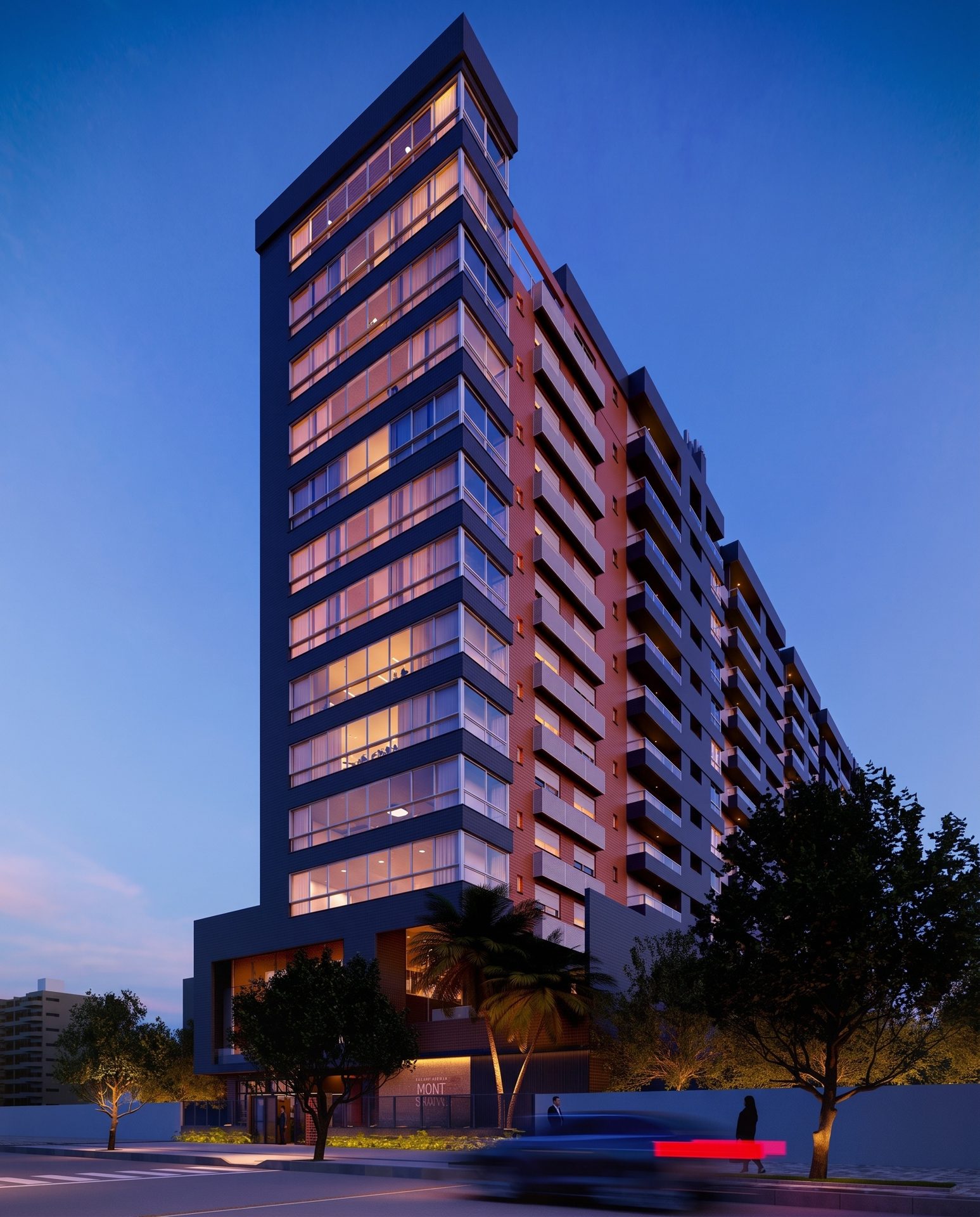 Fachada do Residencial Mont'Santo